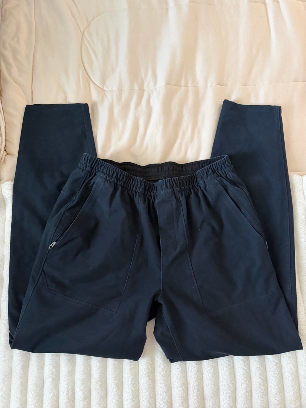Lululemon Men's Elastic Waist navy blue Pants